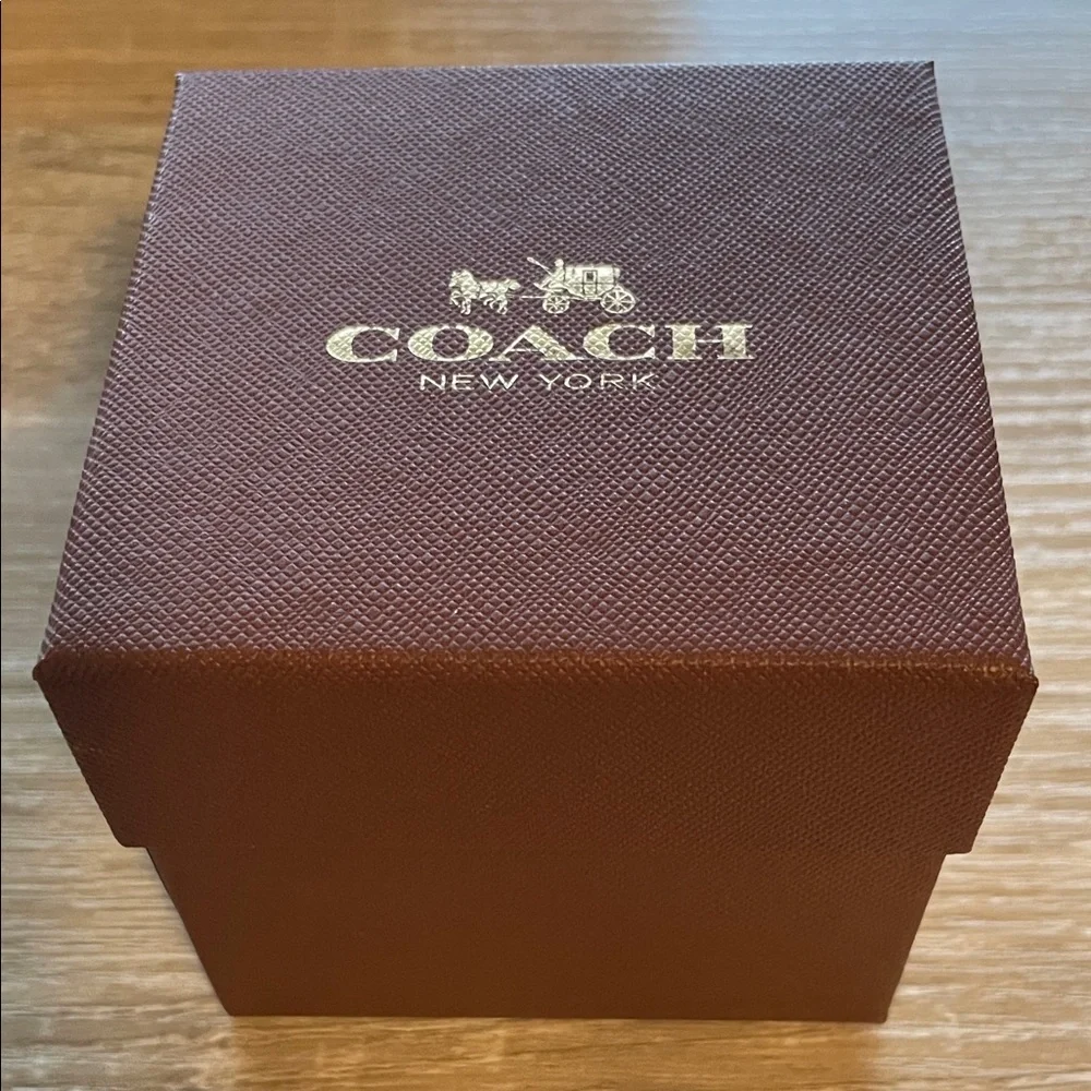 Coach Woman’s Silver and White Silicone Watch, 40.0 mm